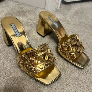 Prada Studded Sandals